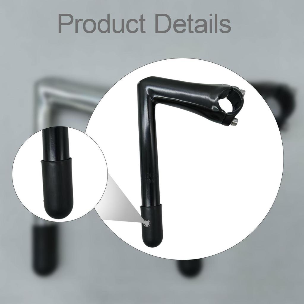 Bike Handle Bar Stem Aluminum Alloy Lightweight Component Gooseneck Shape Stem Bicycle Quill Stem 25.4mm Handlebar for Road Bike