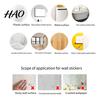Self Adhesive Wall Mural for Kindergarten Halloween Stickers, Cute Ghost And Pumpkin Print Decals, Stickers Removable PVC DIY Holiday Classroom Window