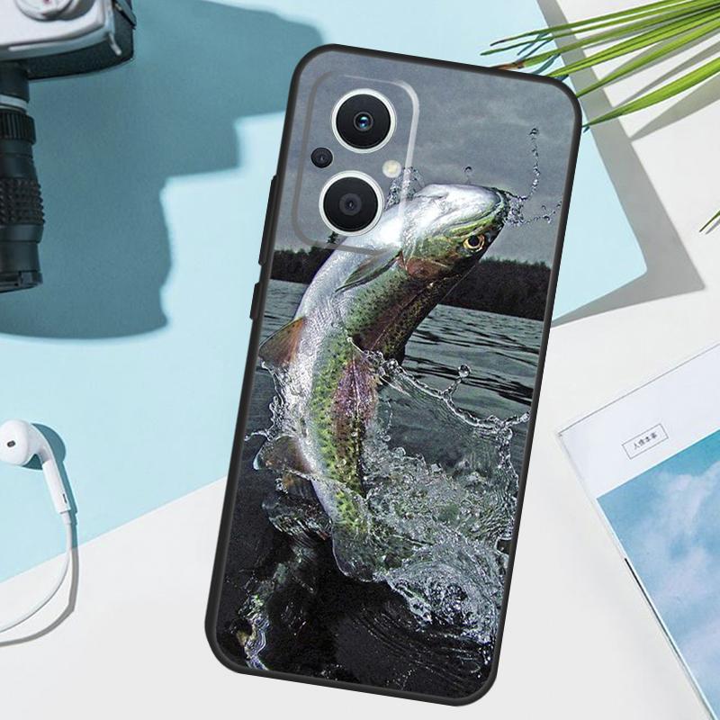 Vintage Trout Fishing Cover For OPPO Reno 13 F 10 11 12 14 Pro 11F 12F 14F 7 8 Lite OPPO Find X9 X8 X5 X6 Pro Case