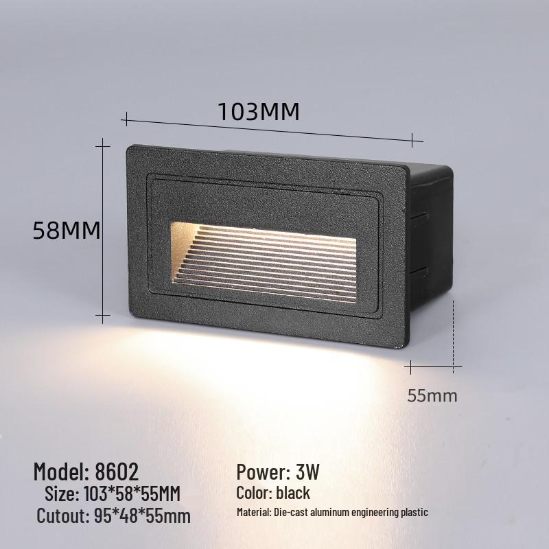 Recessed Waterproof Outdoor Stair and Pathway Light