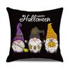 Pumpkin Head Letter Linen Halloween Pillow Case Cushion Home Sofa Cover Pillow