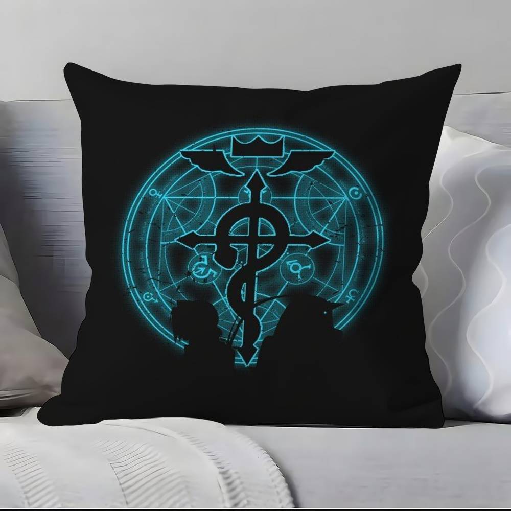 F-Fullmetal A-Alchemist Pillow Case  Ultra Soft Skin Friendly Fabric Cloud Like Comfort & Concealed Zipper