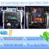 Android15 For Land Range Rover Sport 2005-2009 Car Radio Automobile Multimedia Car Play Auto Bluetooth Stereo GPS 5G Tesla Style Z6