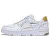 Li Ning Synthetic Leather Comfortable Slip Resistant Abrasion Resistant Low Top Skateboard Shoes Men's White Gold AGCT375-3
