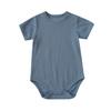 European & American Newborn Baby Unisex Cotton Striped Short-Sleeve Romper