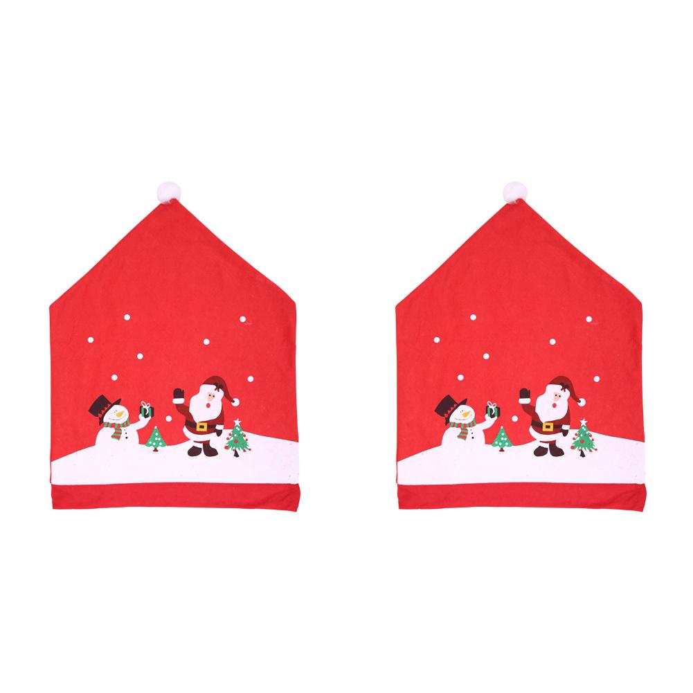 

1/2/4Pcs Christmas Santa Claus Chair Cover Decoration Set New Year&Christmas Home Table Decoration Ornament Gifts Xmas Supplies