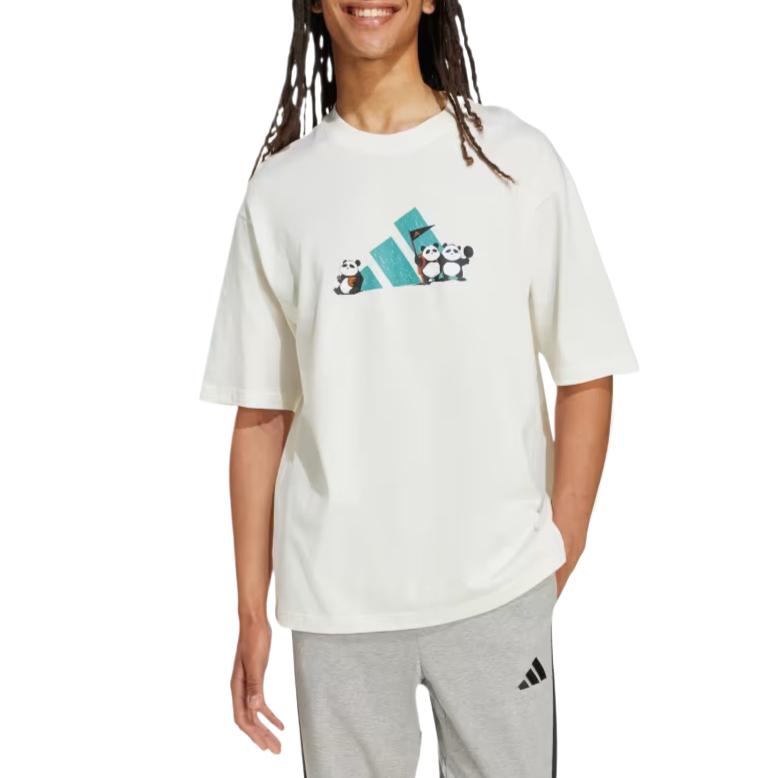 Adidas Versatile Comfortable Simple Fashion Solid Color Short Sleeve T-Shirt Men Tops KC5624