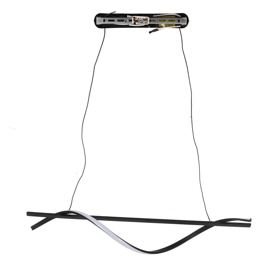 Wave LED Pendant Light With Remote Control Dimmable LED Irregular Shape Wave Chandelier for Kitchen