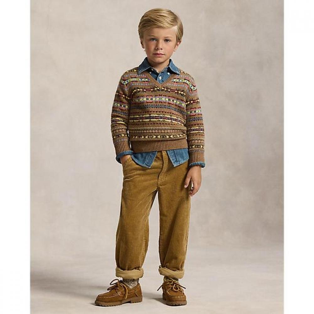 Polo Kids Boys Straight Fit Cotton Corduroy Pants  Cwpopntb4g20120250 2