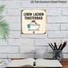 2D Flat, 1pc, Vintage Metal Sign, Decorative Plaques and Ornaments, Funny Kitchen and Bathroom Theme, Perfect for Kitchens, Bathrooms, Cafes