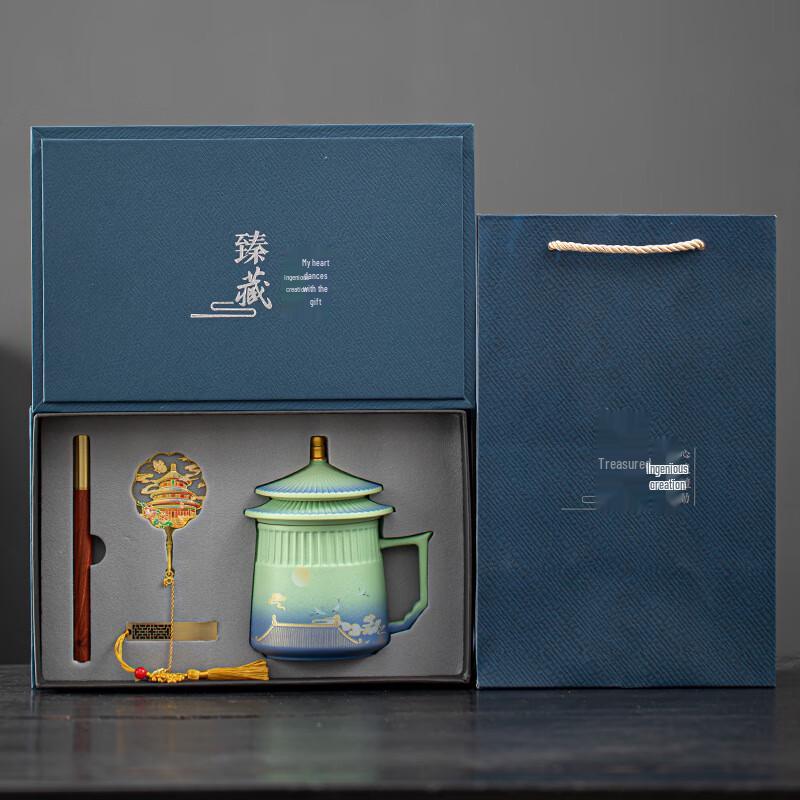 

Haofeng Auspicious Crane Ceramic Tea Cup Gift Set