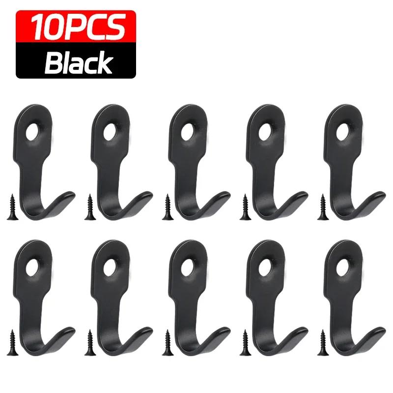 120 Stuks Mini Roestvrij Staal J-Vormige Haak Met Schroef Items Sleutelrek Wandhaak Keukenaccessoires Badkamerbeslag
