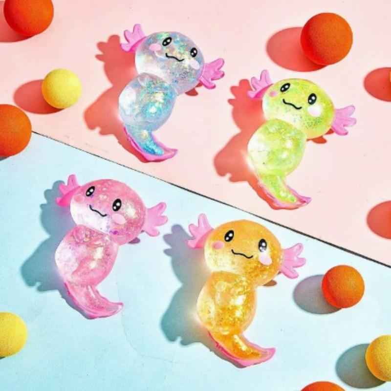 New Popular Colorful Cute Salamander Maltose Candy Toy Fun Squeezing Birthday Supplies Anti Anxiety Gift