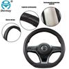 D Shape Car Steering Wheel Cover PU Leather For Nissan Rogue Sport Hybrid 2017 -   Qashqai   Braid Cover