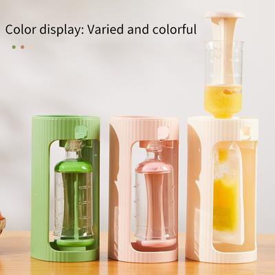 Reusable Baby Food Pouch Maker Includes Bags Manual Squeeze Tool For Fruit Vegetables Dishwasher Safe Travel Feeding