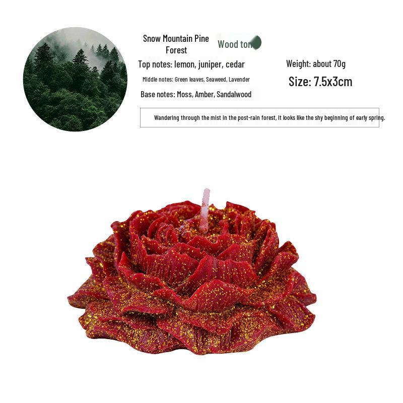 Romantic Rose Mood Candle - Perfect for Weddings, Valentine's, Birthdays, Confessions, and Proposals