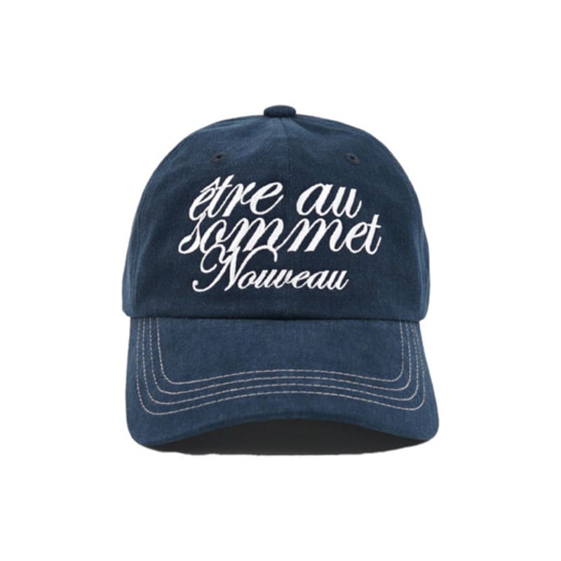 

BEING AT THE TOP Romantic Logo Ballcap_Navy_24ss free