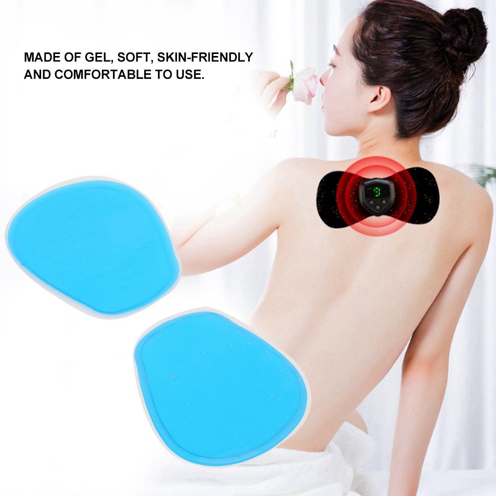 6pcs Electric Neck Cervical Massager Patch Massage Gel Pad Sticker