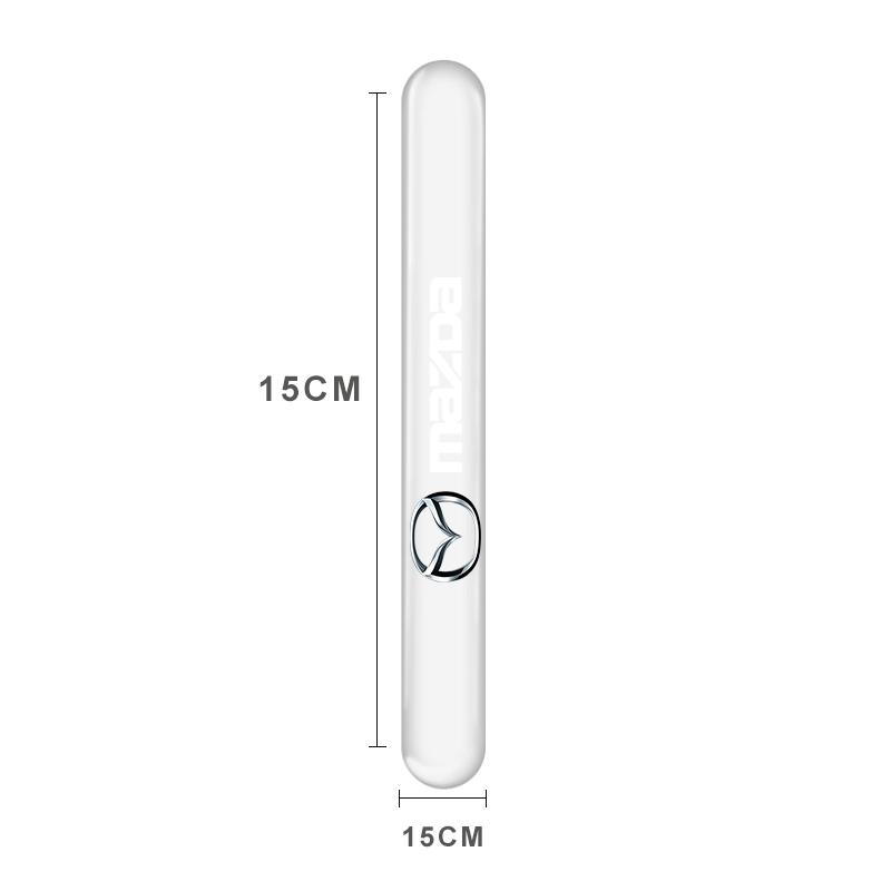 4 Stück Transparenter Autotür-Kollisionsschutz Stoßstangenleiste Aufkleber Für Mazda 3 6 CX5 2 CX3 CX9 MX5 RX8 Axela Demio MS CX5 2 Axela Demio Atenza MS
