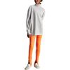 adidas Felpa a Collo Alto Stella McCartney Donna Top Grigio Medio Melange IW6336
