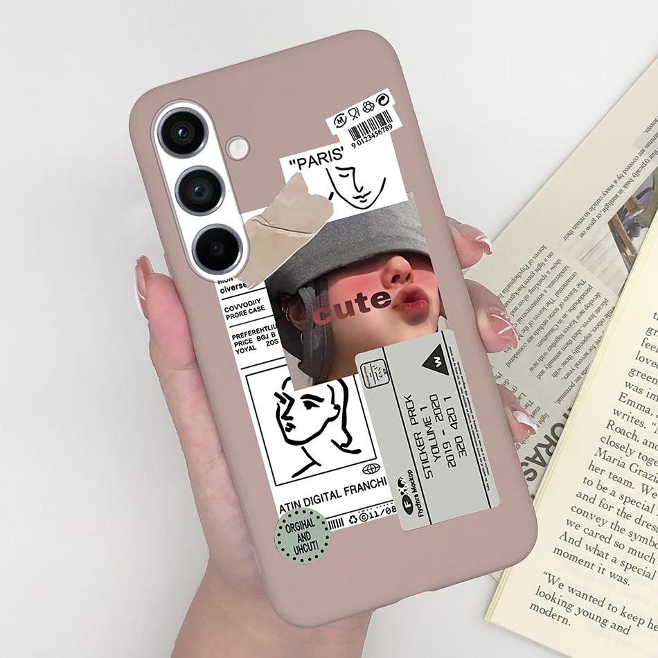 Für Samsung A54 5G Hülle Niedliche Weiche Silikon TPU Rückseite Für Samsung GalaxyA54 A 54 Handyhülle auf SamsungA54 Coque Bumper Funda
