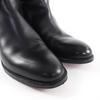 Great HERMES Knee-high Boots Kelly Metal Leather Jumping Boots Black Women 36 Used