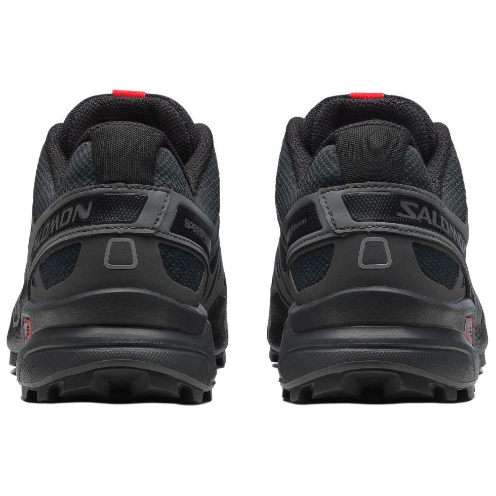SALOMON Speedcross 3 GORE-TEX Comfortable Slip-Resistant Durable Low-Top Outdoor Functional Shoes Men Shoes Black Teal 477317