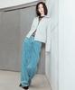 Nigaennikol Vintage Washed Straight Denim Pants_Vintage Blue