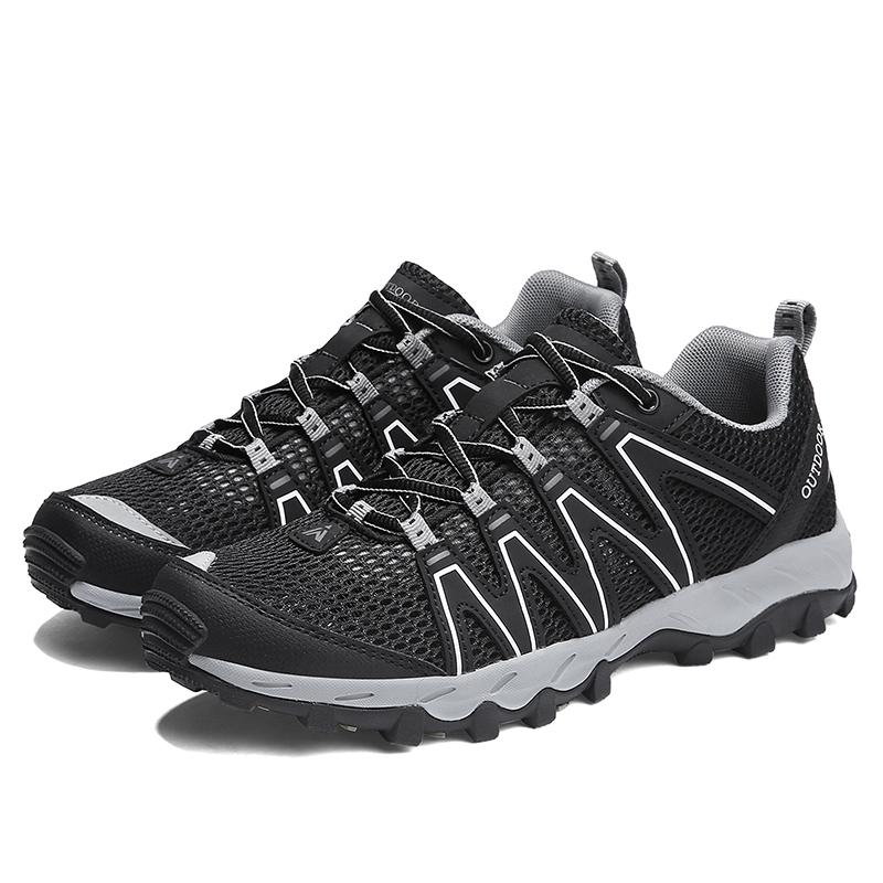 Fashion Outdoor Sneakers For Men Women Breathable Hiking Shoes Non Slip Trekking Climbing Sport Shoes Quick Dry Upstream Water Shoes