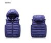 Kids' Korean-Style Hooded Down Cotton Vest for Autumn/Winter