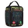 The Call Of Cthulhu Thermal Insulated Lunch Bags Lovecraft  Cat Resuable Lunch Container for School Storage Food Box