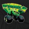 Blaze & The Monster Machines Unisex Adult Pickle Badge T-Shirt