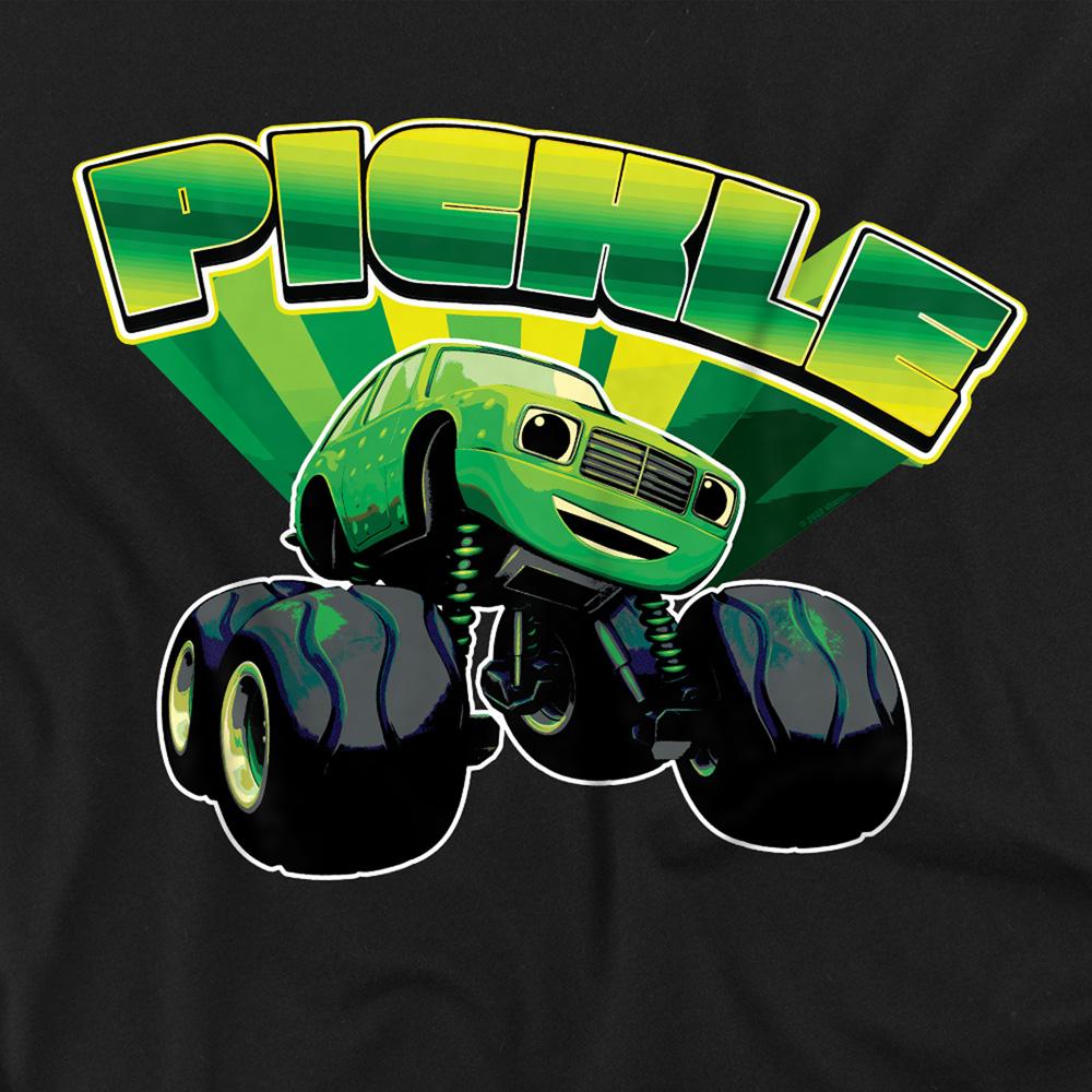 Blaze & The Monster Machines Unisex Adult Pickle Badge T-Shirt