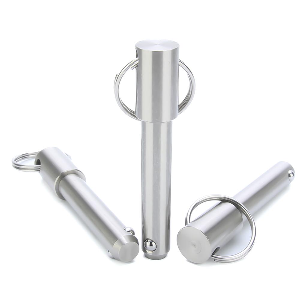 Dia 5~25mm Usable Length 10~100mm Spring Pins All Stainless Steel Pin Quick Release Pin Ball Lock Pins With Ring