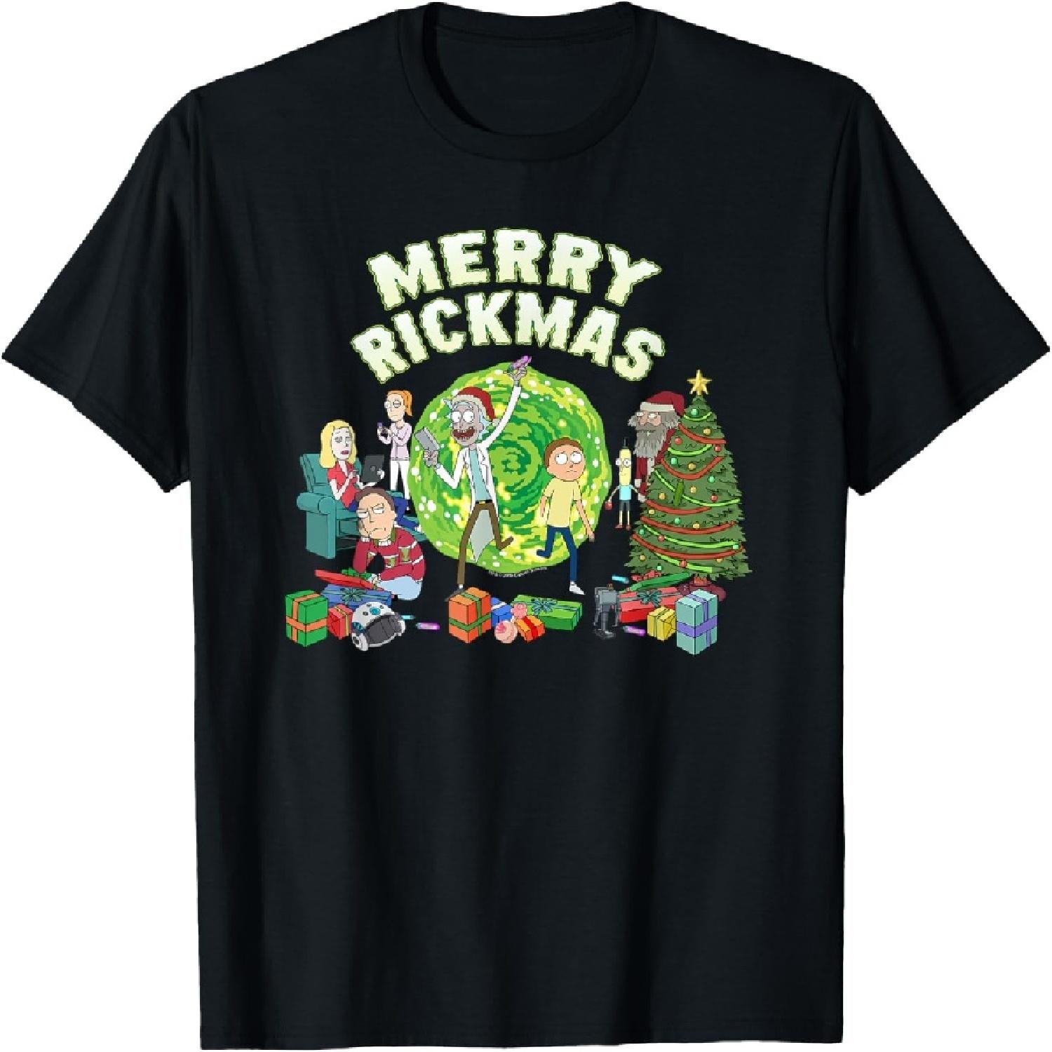 Рик и Морти Счастливого Рикмаса! Футболка S