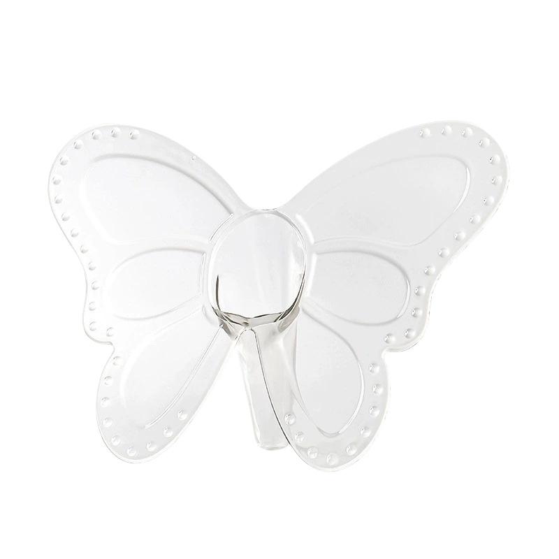 1pc Transparent Butterfly Acrylic Flower Vase Three-dimensional Flower Arrangement Accessories Butterfly Vase Home Decoration