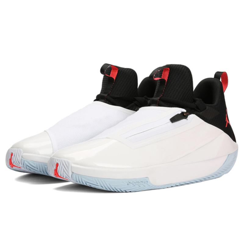 Jordan Jumpman Hustle White Black Red Jordan AQ0394-100