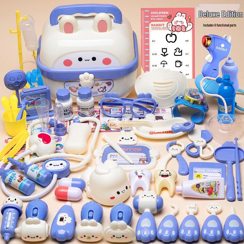 Kids' Medical Play Set with Stethoscope & Syringe - Light-Up Doctor Toy for Boys & Girls, Trending Hot Toy