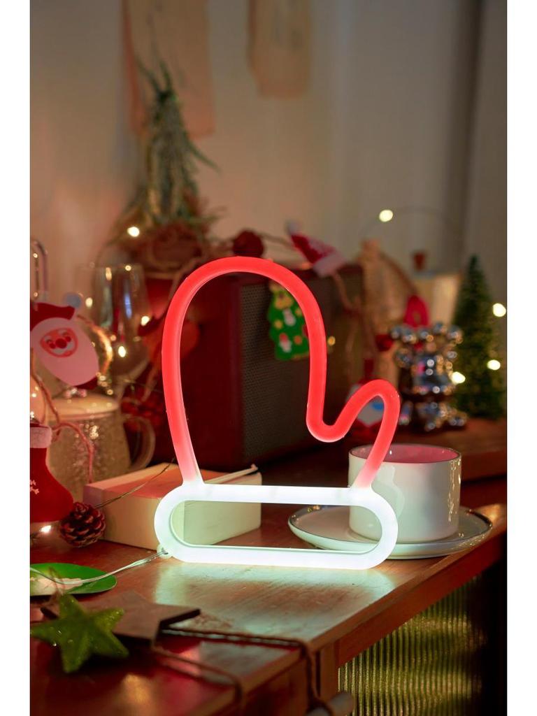 Double-Sided LED Neon Light for Romantic Room Decor