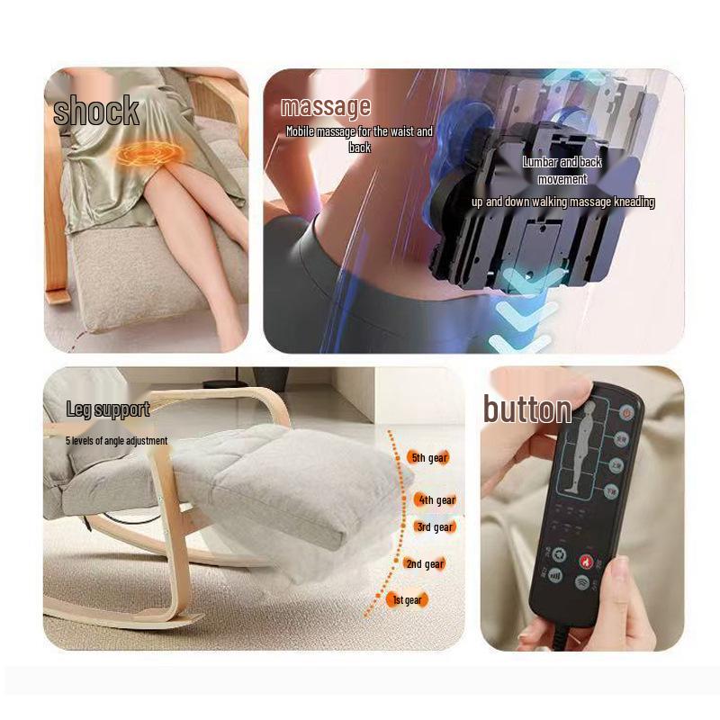Massage Rocking Chair: Multi-functional Reclining Pad Sofa for Home and Living Room
