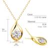 Lala Christie Diamond Single Design Necklace in 18K Gold 0.1ct (lp71-0010-yg)