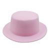 Unisex Retro Flat Brim Jazz Fedora - Autumn/Winter Wide Brim Hat for Street Style & Sunshade