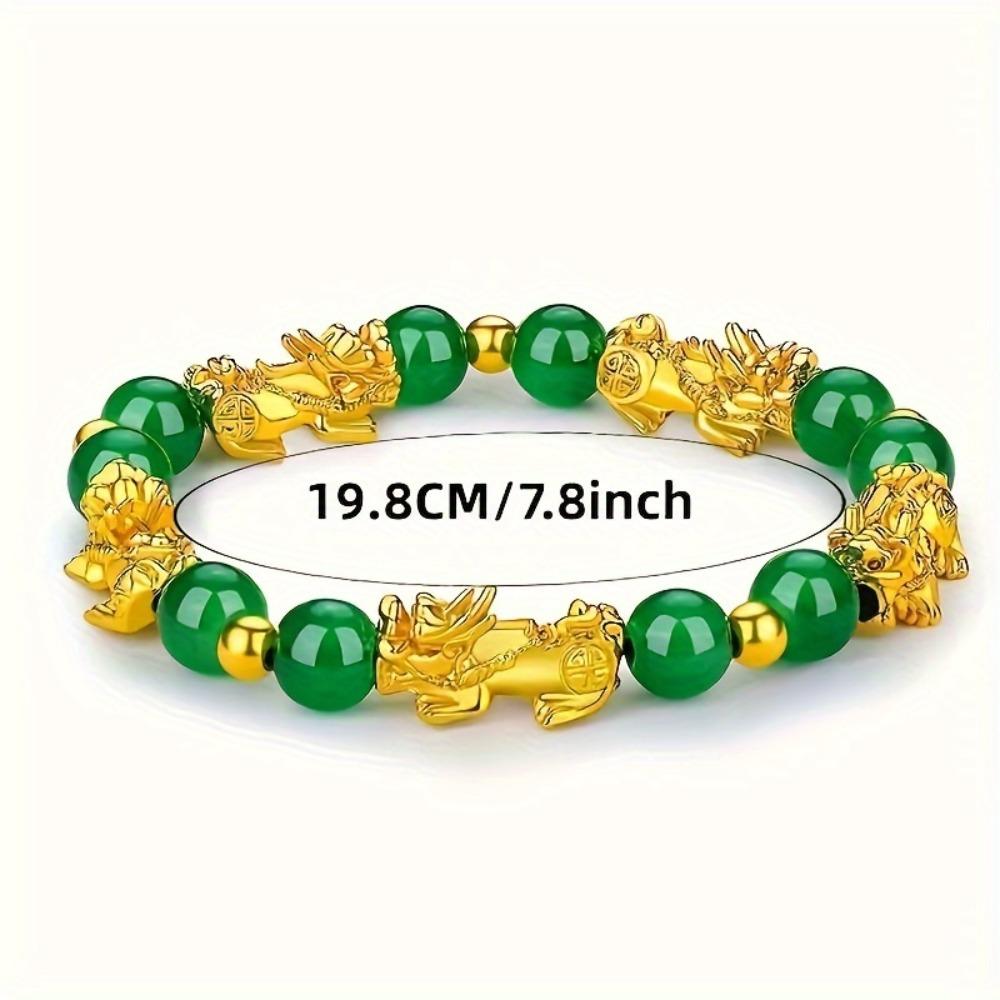 PiXiu Wealth Bracelet - Infused with prosperity and luck, a sparkling faux jewelry gift.