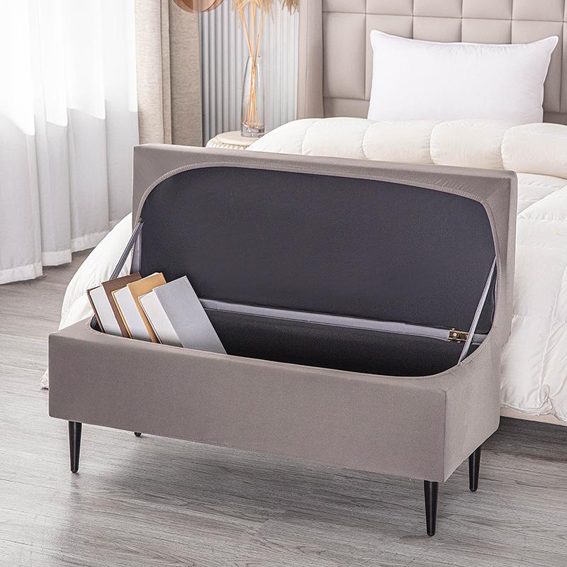 Printed Storage Ottoman Cover Stretch Rectangular Foldable Footstool Covers Long Piano Bench Stool Cover Sofa Footrest Slipcover
