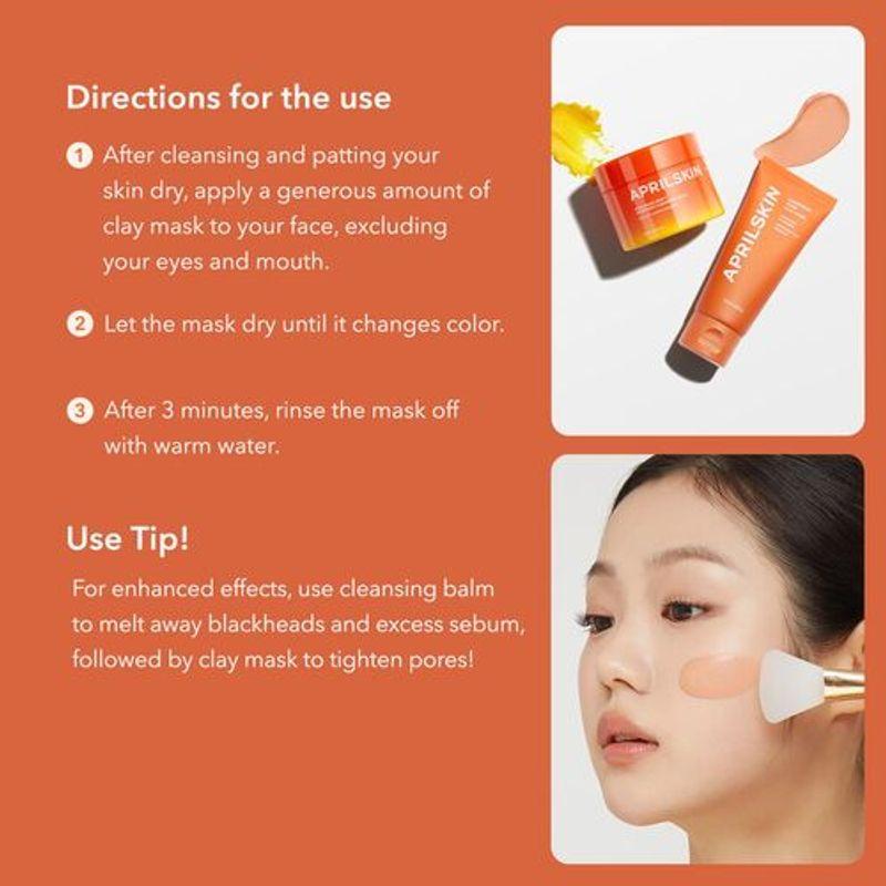 [APRILSKIN] Carrotene Pore Clay Mask 100ml