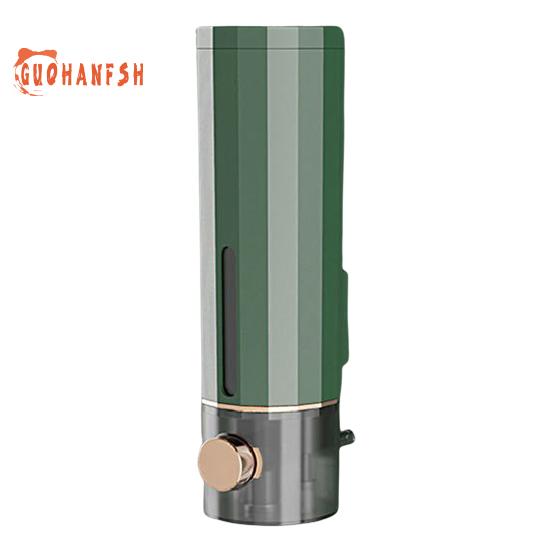 

Настенный дозатор мыла, без дырокола, с видимым окном, прессового типа, большая вместимость, для ванной комнаты темно-зеленого