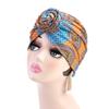 Damen Afrikanischer Druck Turban Hut Scrunchies Knoten Kopftuch Stretch Bandanas Party Kopfbedeckung Damen Kopftuch Haaraccessoires