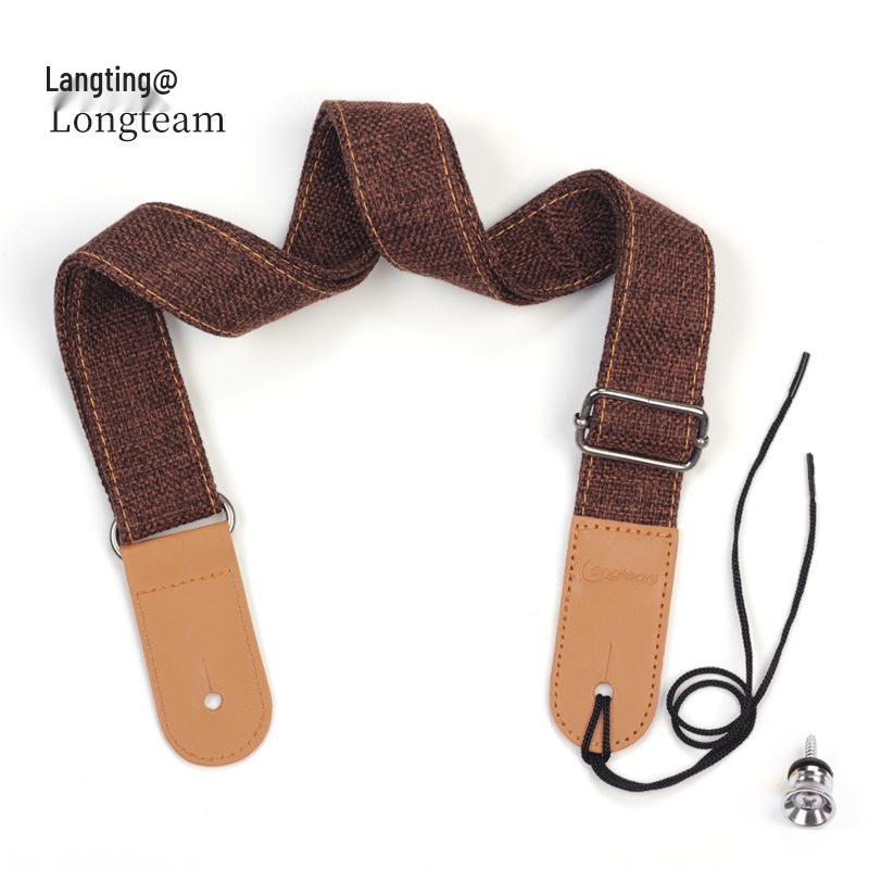 

Мінімалістичний бавовняно-лляний плечовий ремінь для укулеле Longteam Ukulele Strap