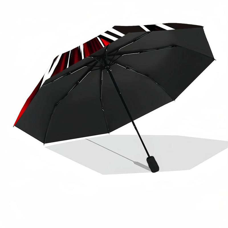 Atlanta Logo Umbrella 8-Frame for Travel, Camping, Casual Lightweight Portable Umbrella, Essential for Every Family Holidays Gift