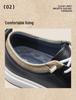 Men's Trendy Low-Top Skate Shoes: Korean Style Casual, Fashionable, Breathable Sneakers in White.
